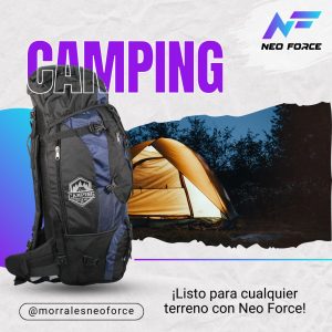 Morral de camping 90 litros
